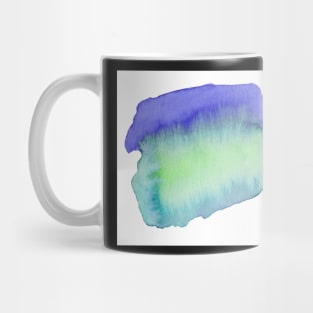 Blue Watercolor Swatch Mug